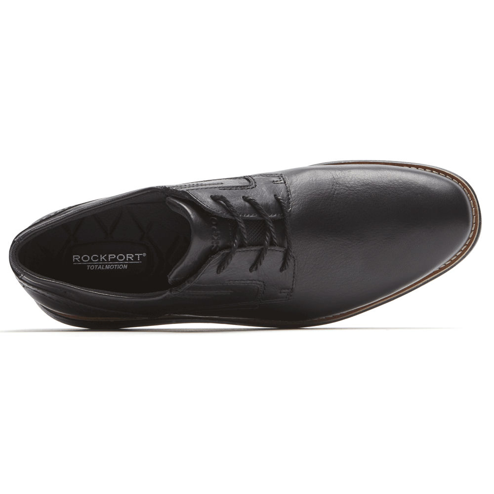 Rockport Pen Sko Herre Svart - Total Motion Sport Plain Toe - QHZV26709